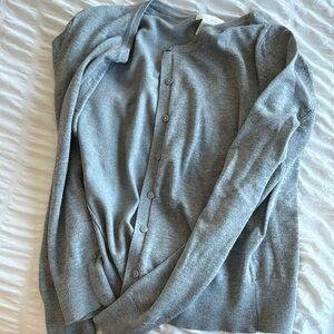 Classic grey cardigan